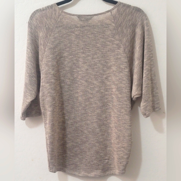 Y2K SJS Hamsa Hand Knit Short Sleeve Blouse - Picture 3 of 4